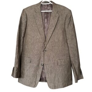 Nordstrom Men's 44L Lanificio Fratelli Ormezzano Linen Sports Coat Blazer Jacket